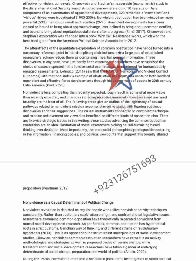 LAW - Is the Idea of nonviolent Revolution a myth